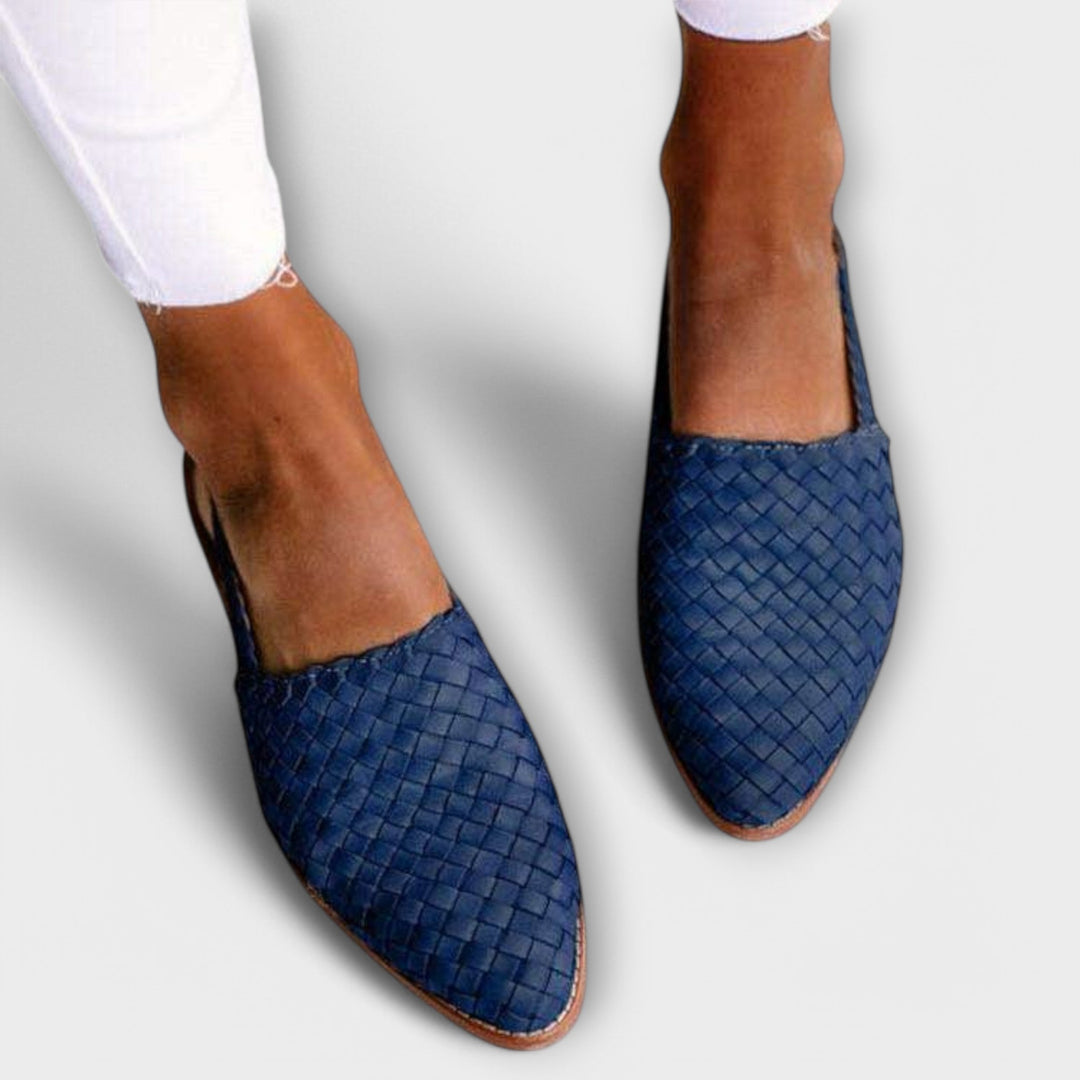 Aurora™ Luxe Geweven Loafer met Slingback