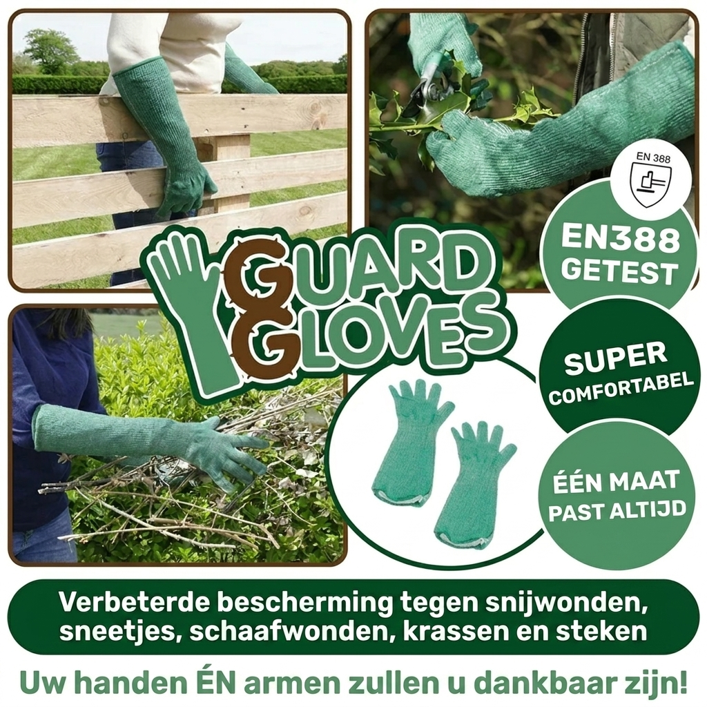 GuardGlove™ | Tuinhandschoenen met Snij‑ en Doornbescherming