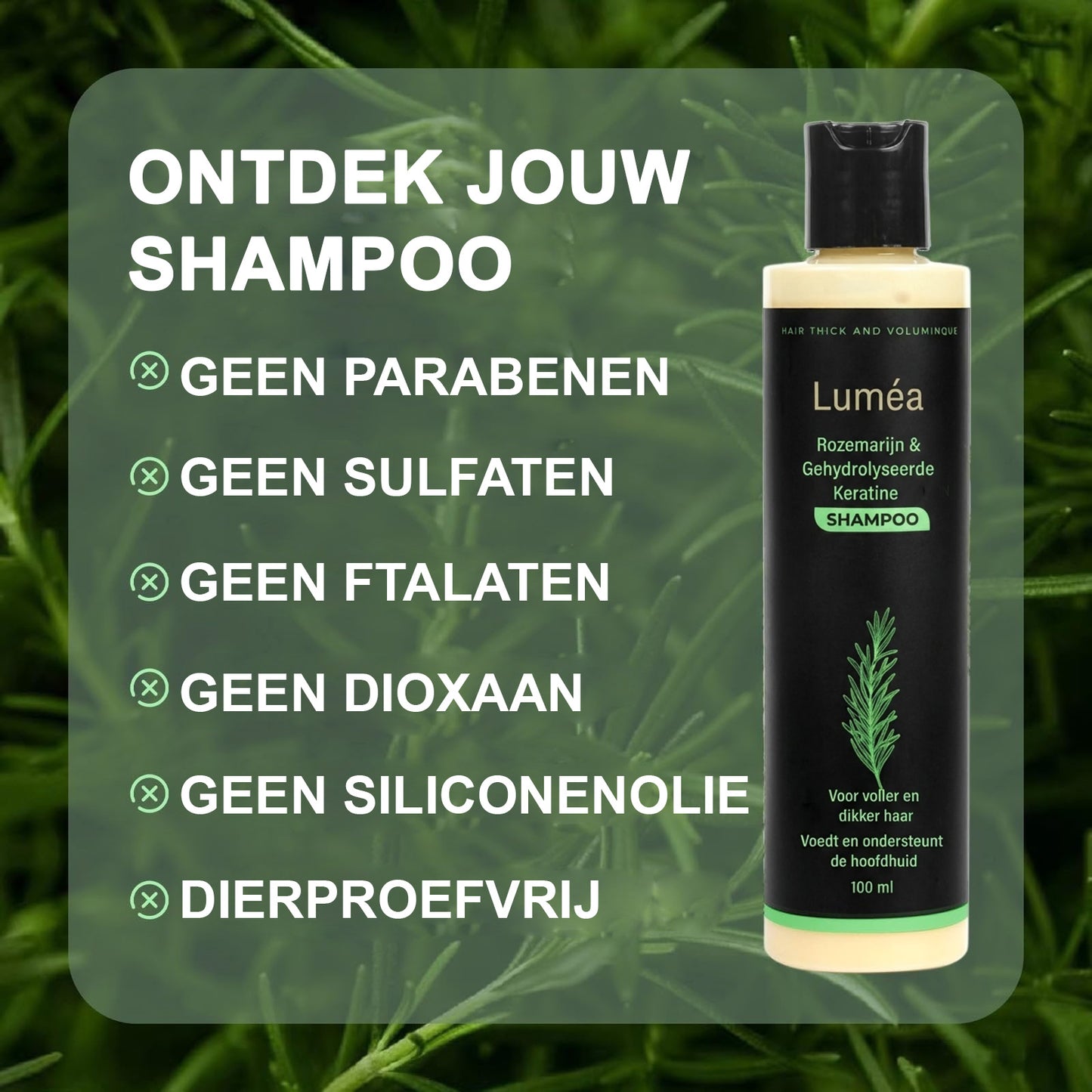 Luméa Biologische Rozemarijn Haargroei Shampoo