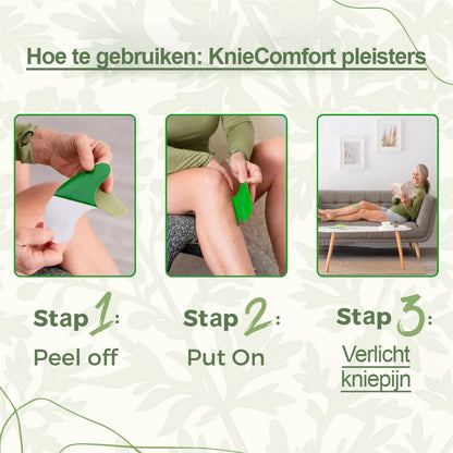 KnieComfort™ – Natuurlijke Kniepijnpleisters