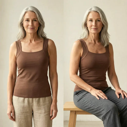 Roxanne™ Tanktop met Ingebouwde Comfort BH