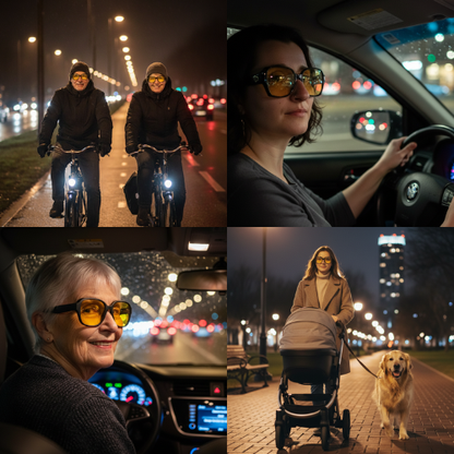 OptiNight® Overzetbril – Helder & Veilig Zicht in het Donker