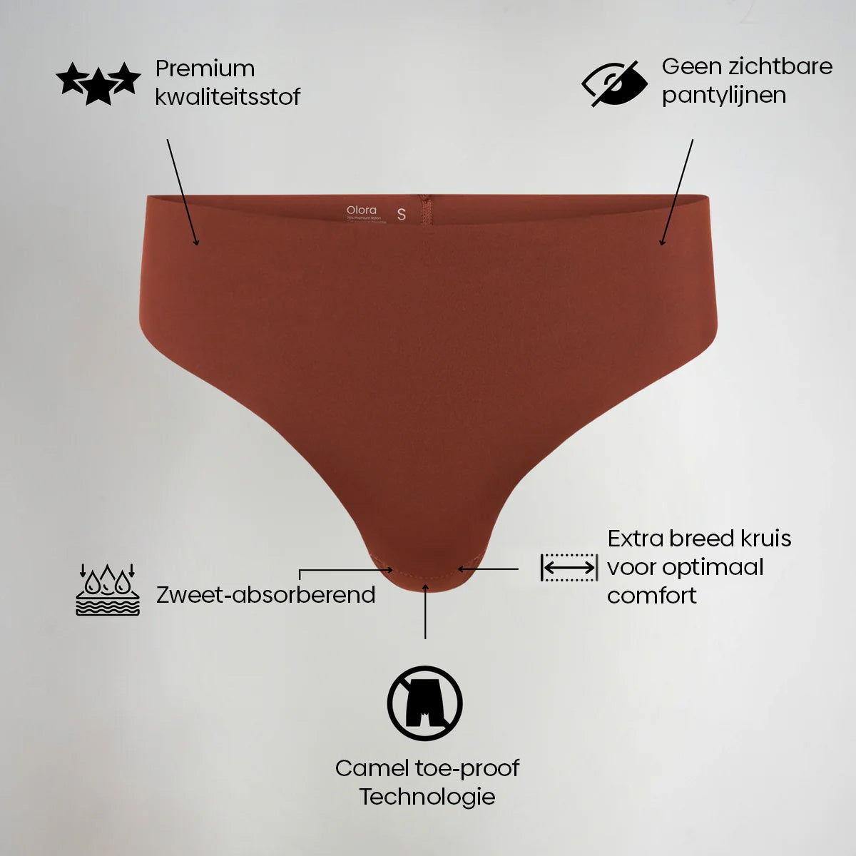 Hofstede Naadloze High Rise String – Onzichtbaar & Camel Toe-proof