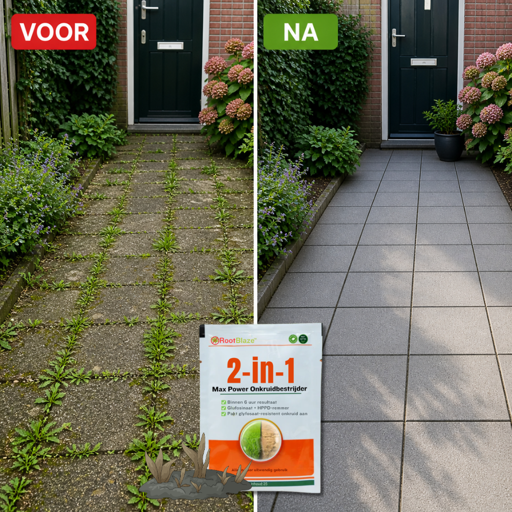 RootBlaze™ Onkruidbestrijder – Zichtbaar Resultaat in 6 Uur