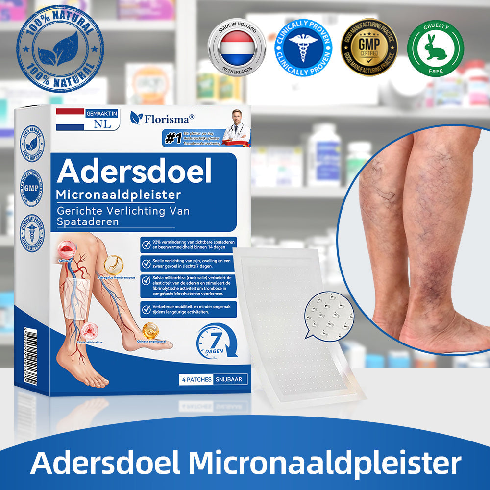 Florisma® – Zichtbaar minder spataderen in enkele weken