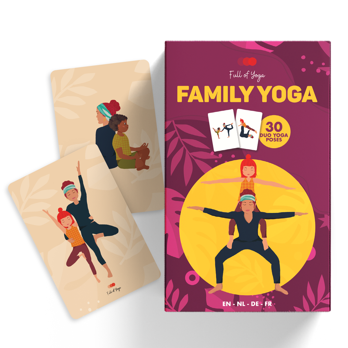 Familie Yoga Kaartenset