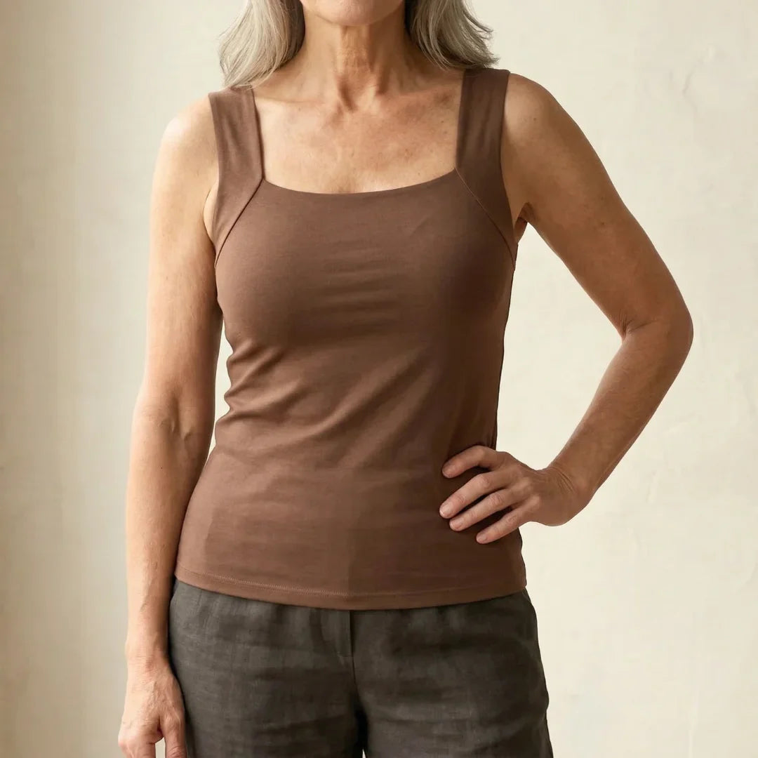Roxanne™ Tanktop met Ingebouwde Comfort BH