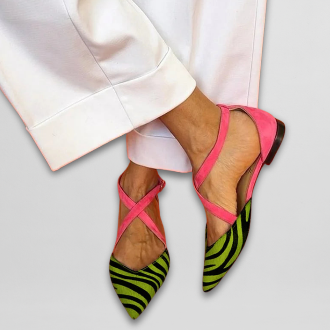 Fern™ Elegante Ballet Flats met Bandjes