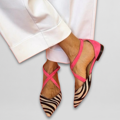 Fern™ Elegante Ballet Flats met Bandjes
