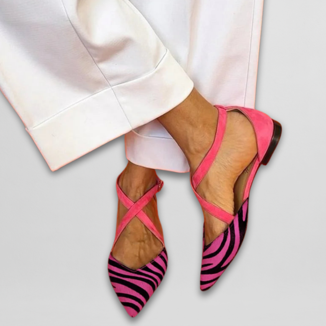 Fern™ Elegante Ballet Flats met Bandjes