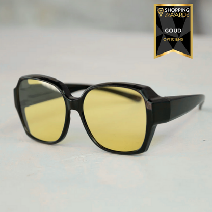 OptiNight® Overzetbril – Helder & Veilig Zicht in het Donker