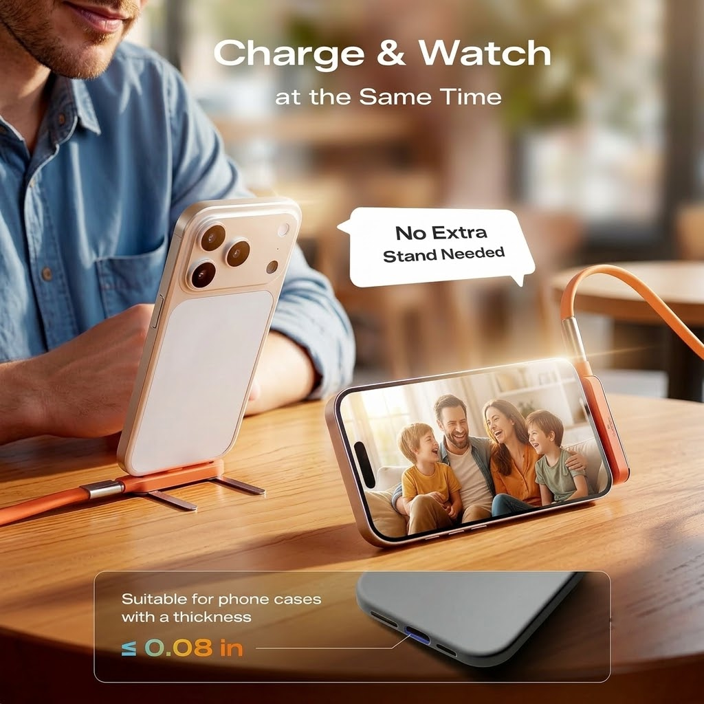 ChargeFlex™ Snellaadkabel voor USB‑C en Lightning