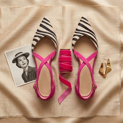 Fern™ Elegante Ballet Flats met Bandjes