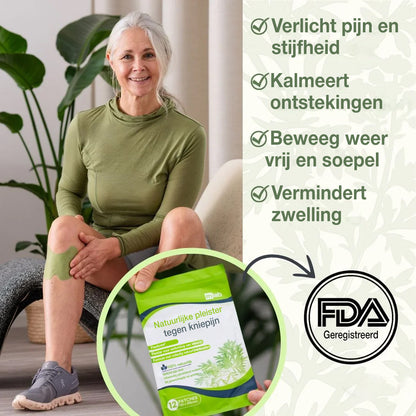 KnieComfort™ – Natuurlijke Kniepijnpleisters