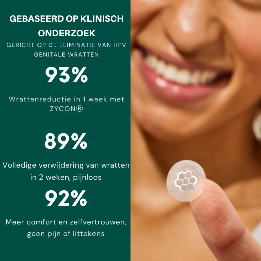 Hofstede ® Magnesium MicroPin HPV Genitale Wrat Verwijdering Patch
