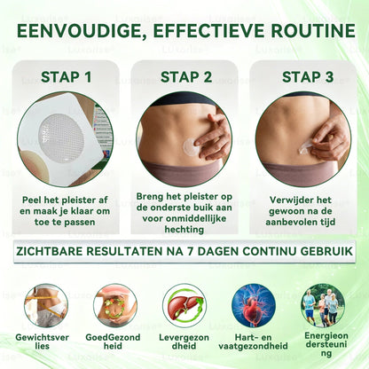 Luxarise® Moringa + Berberine Pleister  • Zichtbaar resultaat