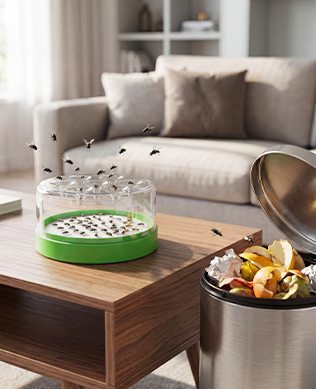 FlyTrap™ Effectieve Herbruikbare Vliegenval