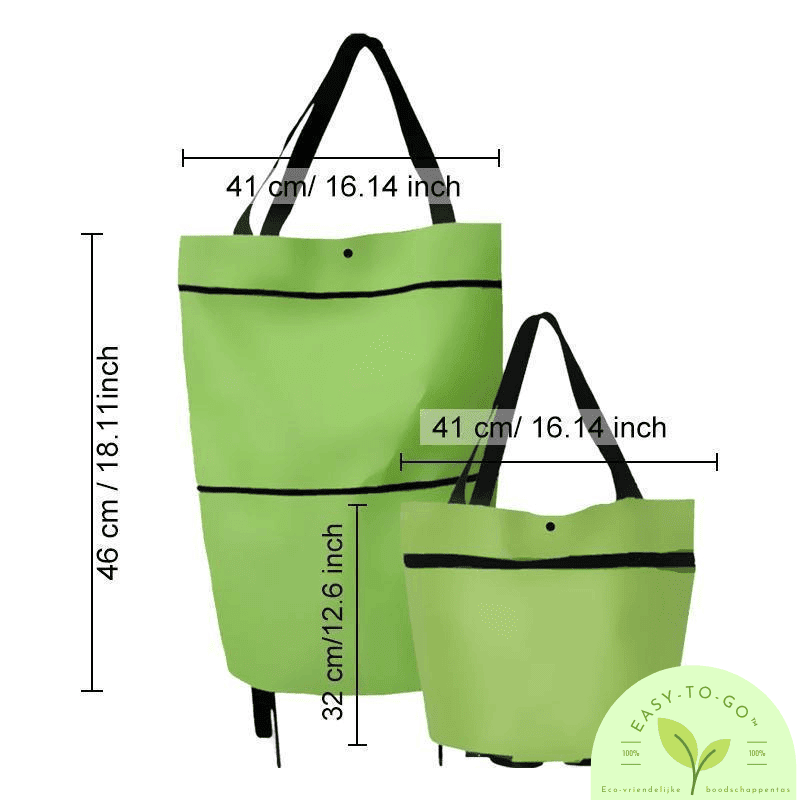 Opvouwbare Eco- Boodschappen tas