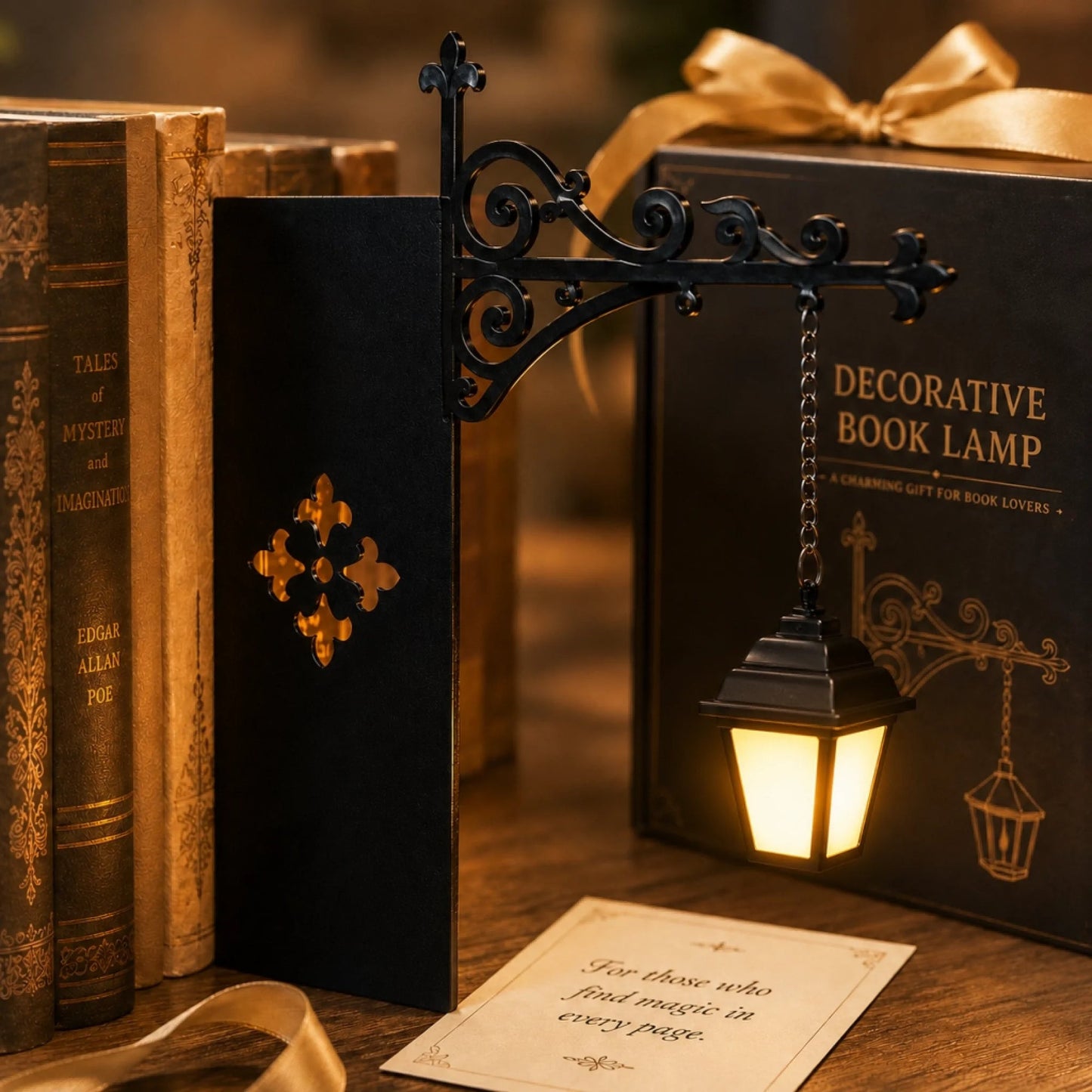 BookGlow™ Boekenplank Lantaarnlamp voor Leeshoek