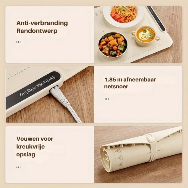 Stayhot - elektrisch verwarmde placemat