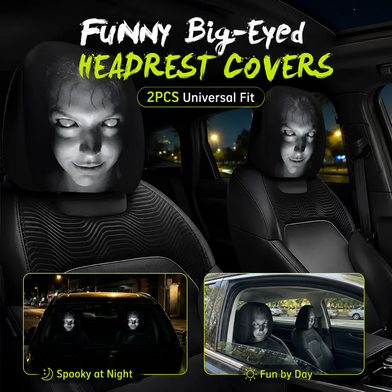FunRide™ Cartoon Hoofdsteunhoezen