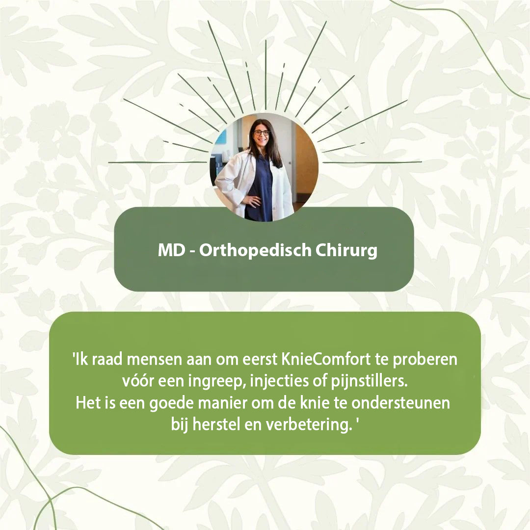 KnieComfort™ – Natuurlijke Kniepijnpleisters
