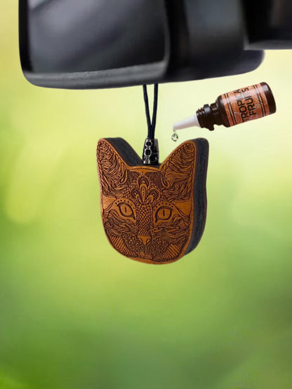 Houten Autogeurhanger