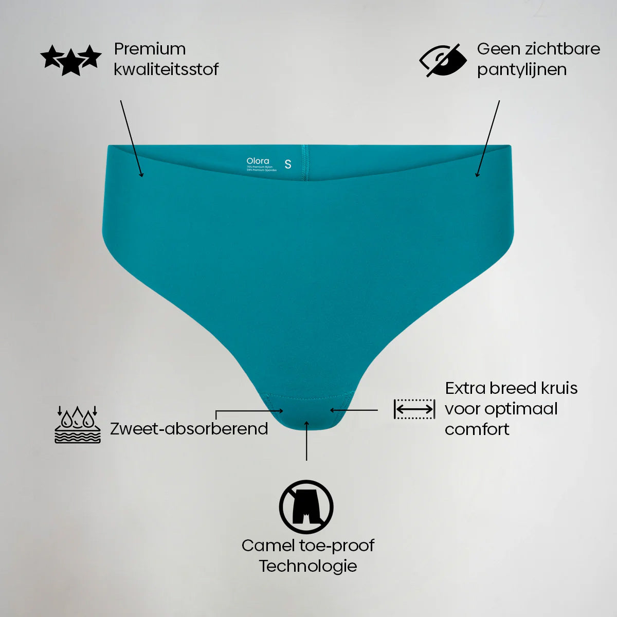 Hofstede Naadloze High Rise String – Onzichtbaar & Camel Toe-proof