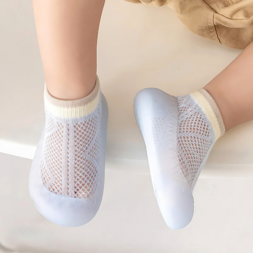 TinySteps™ Baby Loopsokken met Flexibele Rubberen Zool