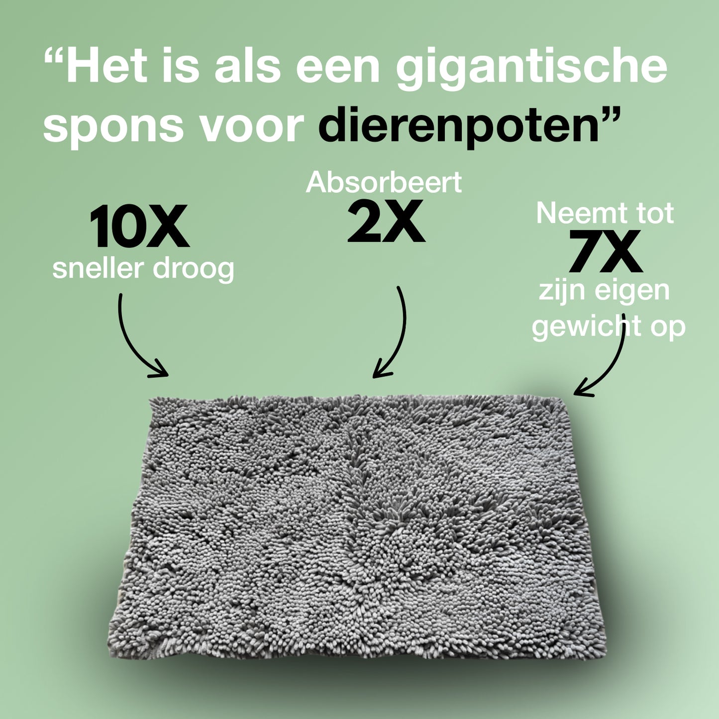 Deurmat voor Hondenpoten – Ultra-absorberend en antislip