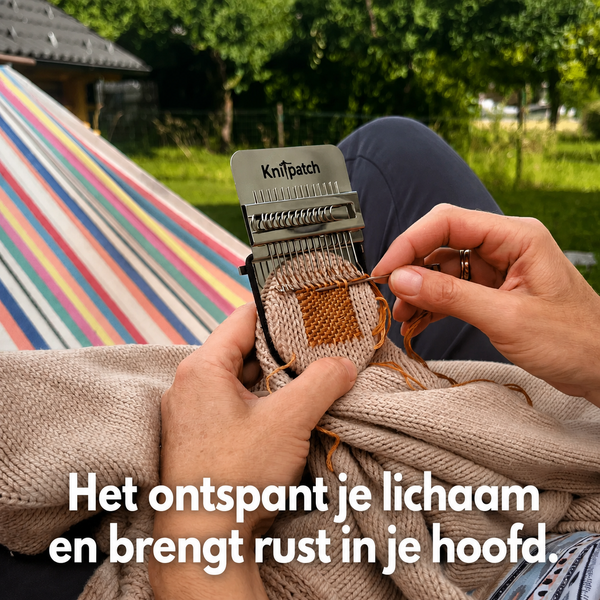 KnitPatch™ | Kledingreparatietool voor Decoratieve Patches