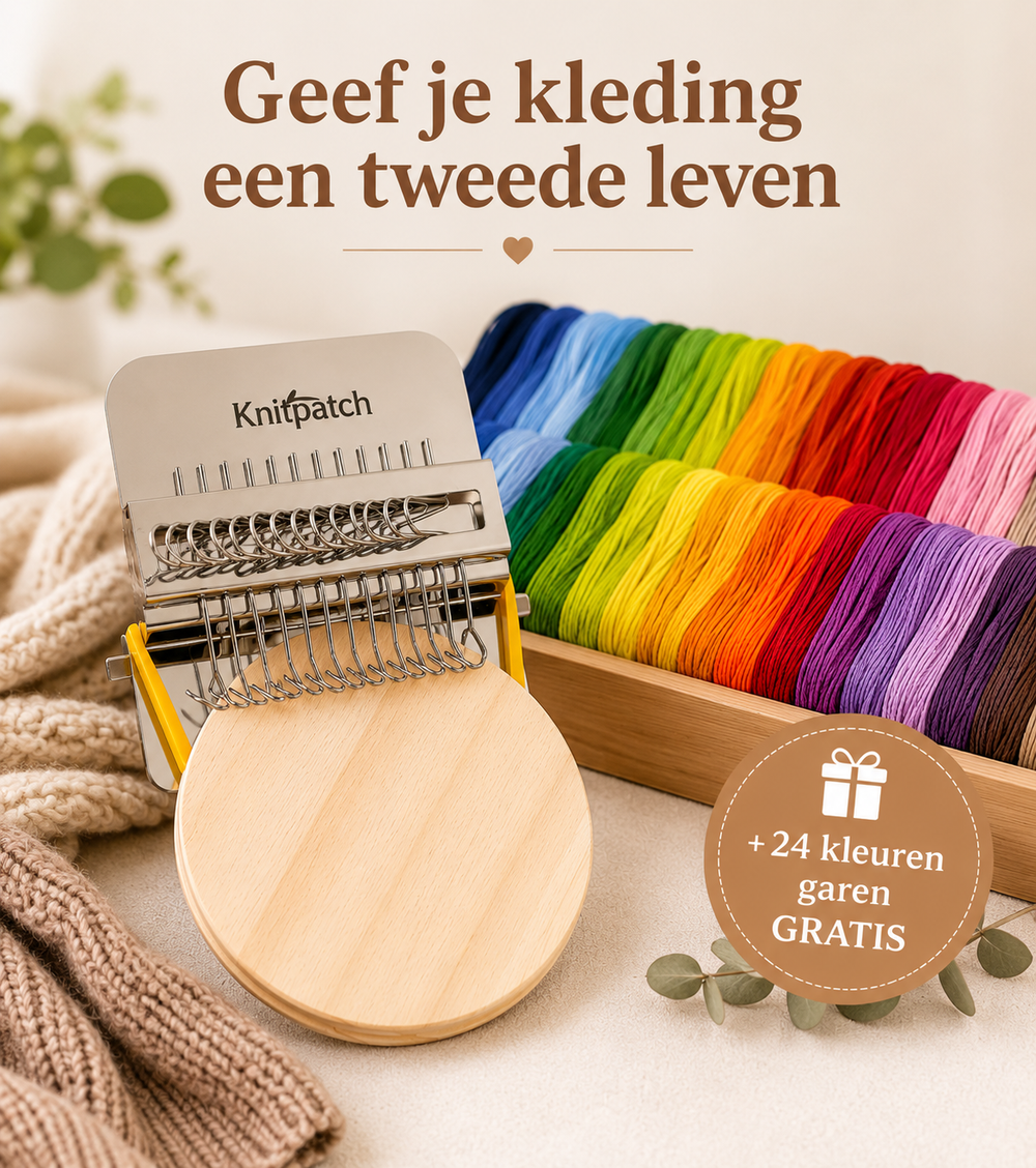 KnitPatch™ | Kledingreparatietool voor Decoratieve Patches
