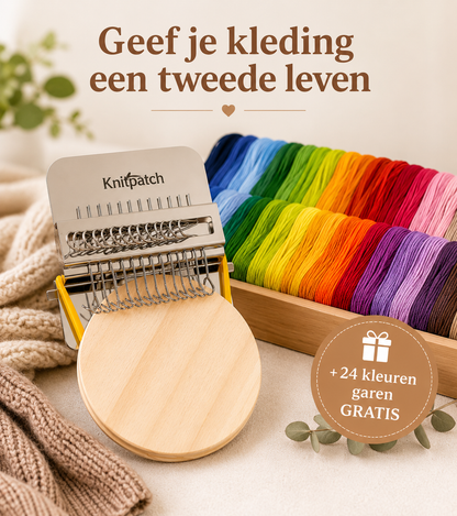 KnitPatch™ | Kledingreparatietool voor Decoratieve Patches