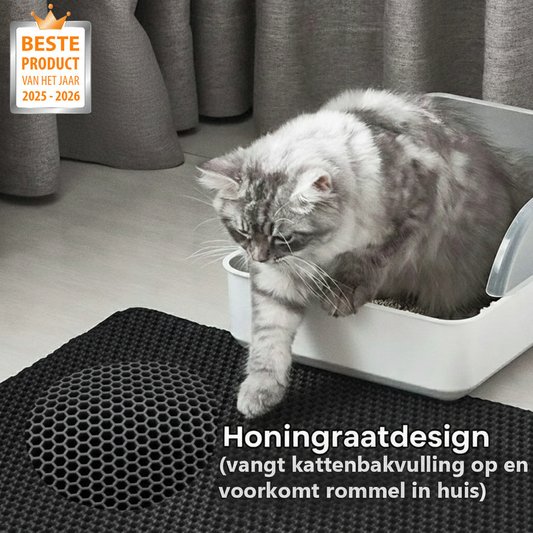 Kattenbakvulling Opvangmat – Geen Rommel Meer in Huis