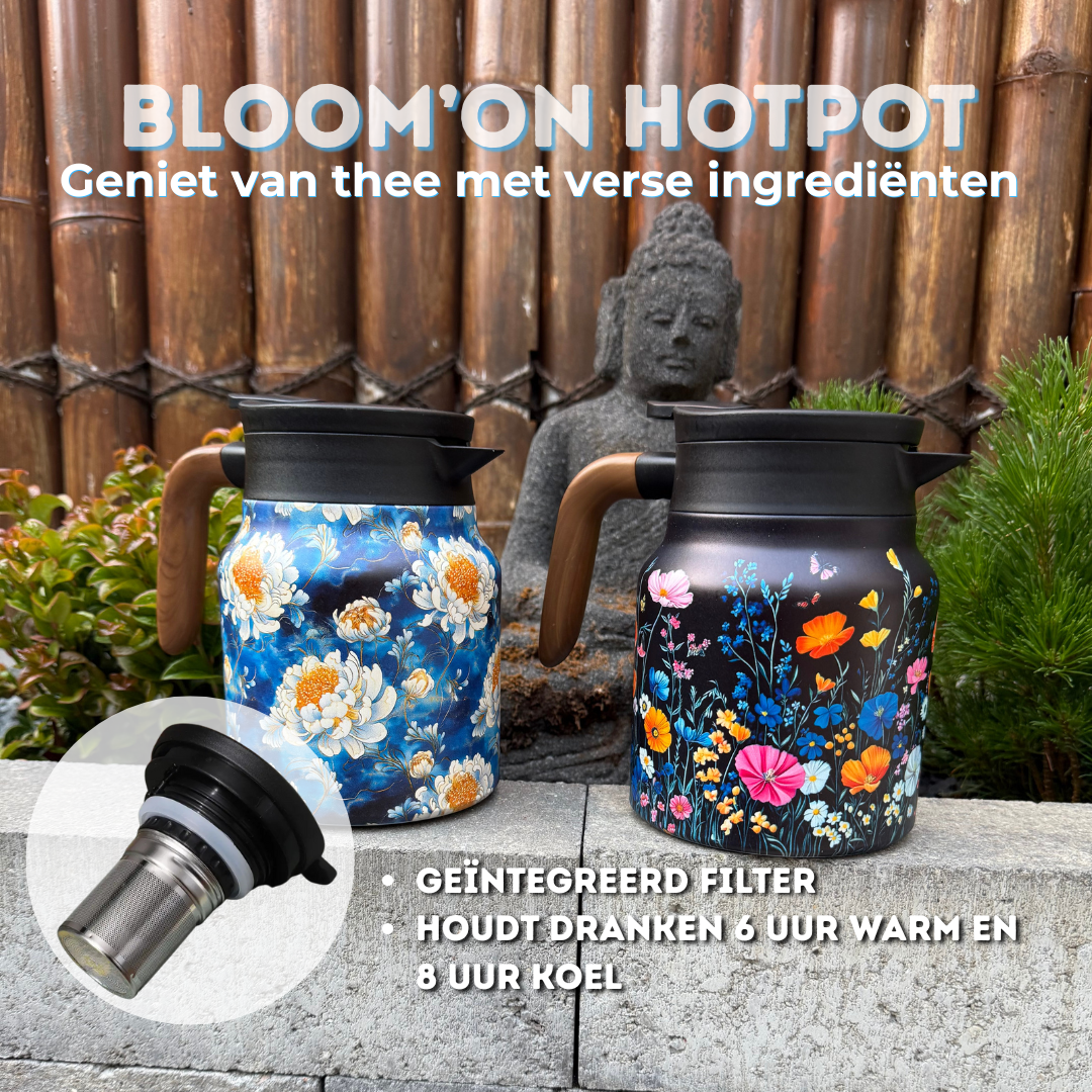 TeaBloom -  Theepot met Filter