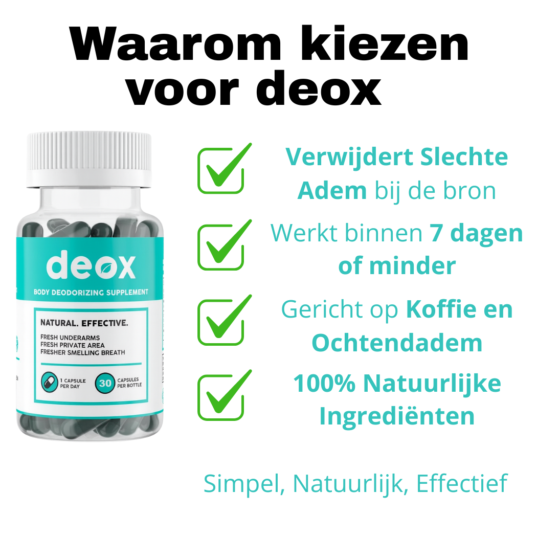 Deox - Interne Geur Neutralisatie Formule