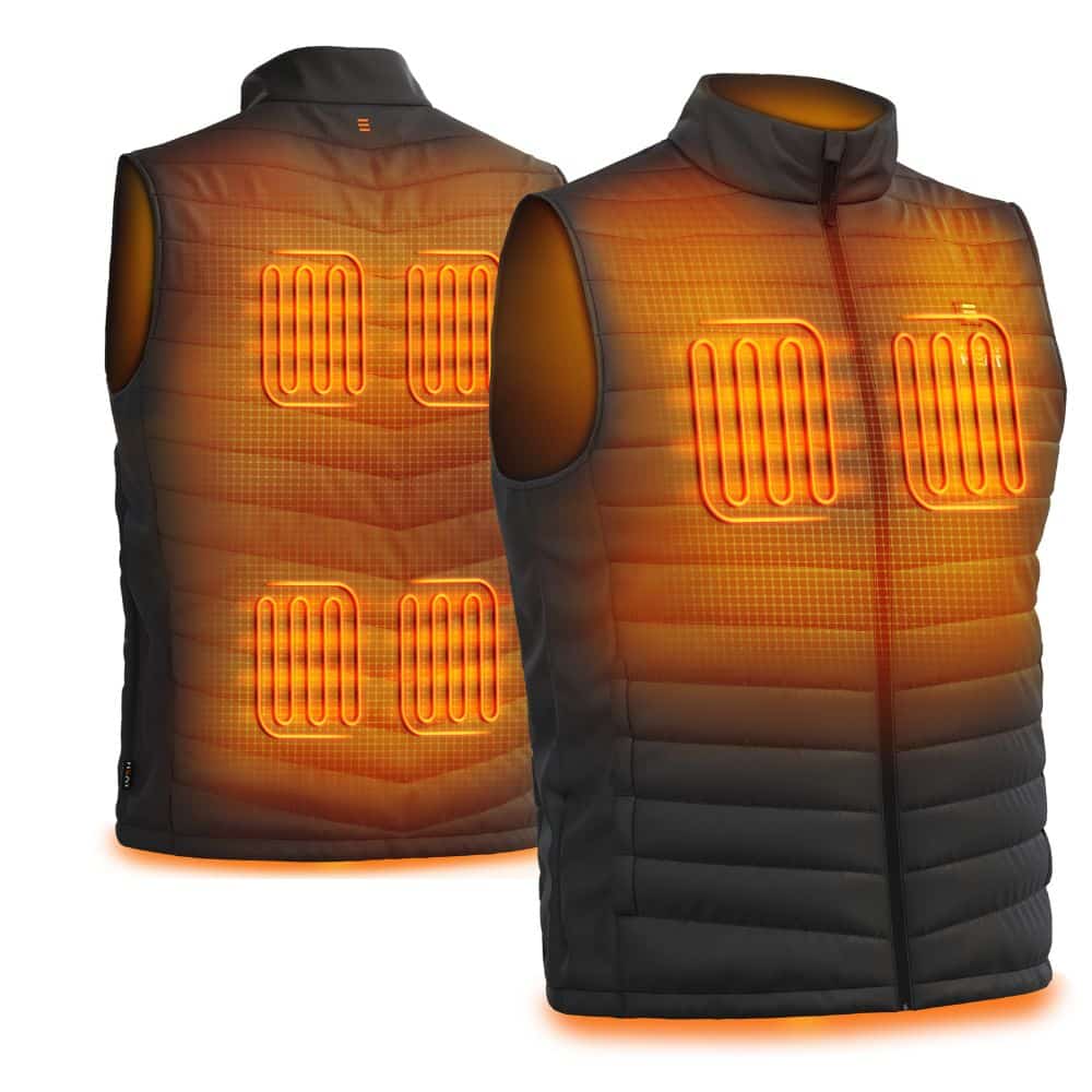 Verwarmde bodywarme LAVA™ Universeel  –  Zwart