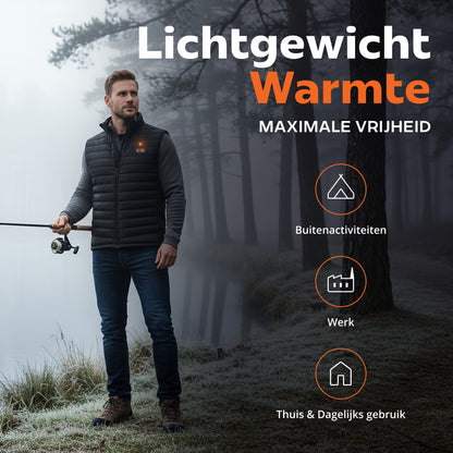 Verwarmde bodywarme LAVA™ Universeel  –  Zwart
