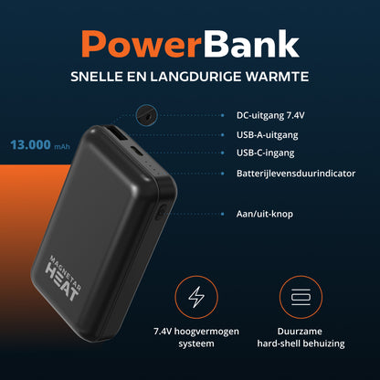 Verwarmde bodywarme LAVA™ Universeel  –  Zwart