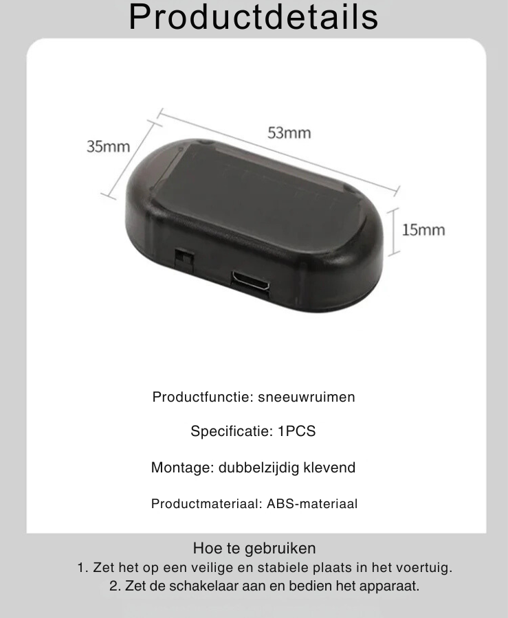 Anti-Vorst Ruitbeschermer