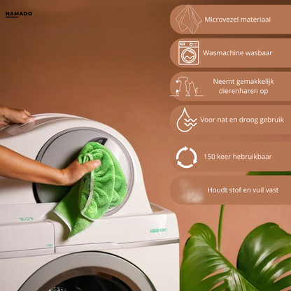 GreenSweep™ – Herbruikbare Mop voor Swiffer
