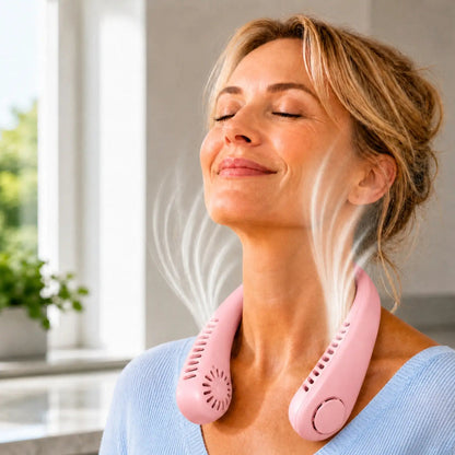 AirBreeze™ Handsfree Nekventilator voor Koele Dagen