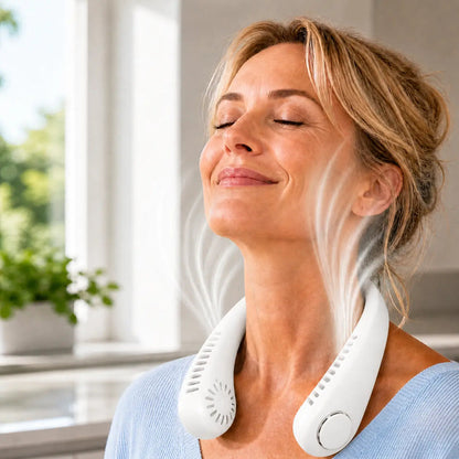 AirBreeze™ Handsfree Nekventilator voor Koele Dagen