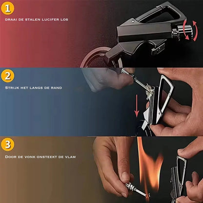 StormKey™ – Windvaste Sleutel Aansteker