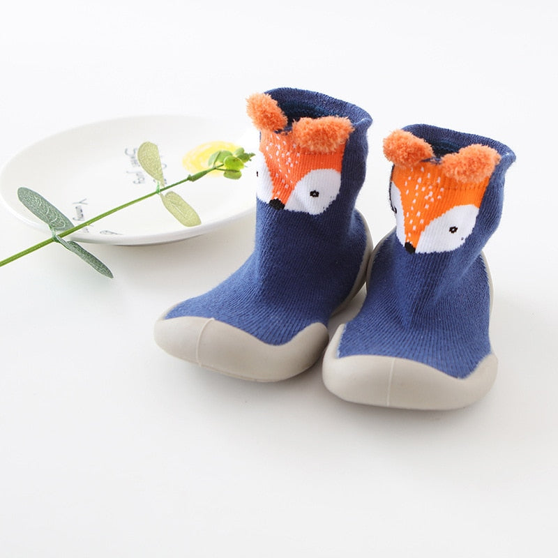 TinySteps™ Baby Loopsokken met Flexibele Rubberen Zool
