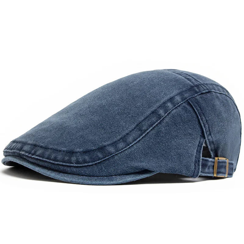UrbanCrown™ Vintage Denim Pet met Klassieke Look
