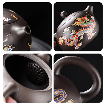 Kleurveranderende Draak & Feniks Theepot