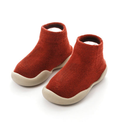 TinySteps™ Baby Loopsokken met Flexibele Rubberen Zool