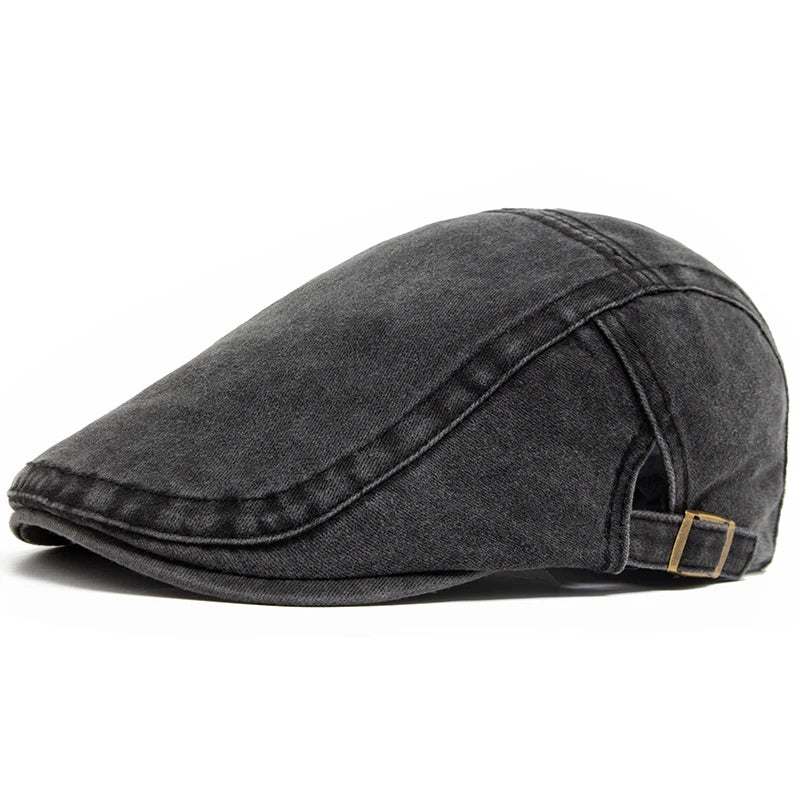 UrbanCrown™ Vintage Denim Pet met Klassieke Look