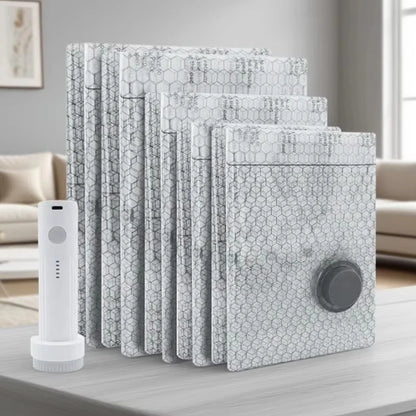Premium Reisvacuümzak Set™ – Met Draadloze Vacuümpomp